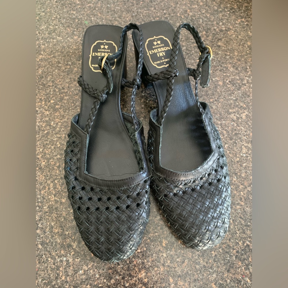 Emerson Fry woven shoes